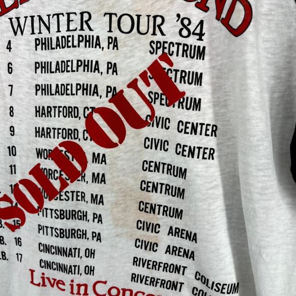 NEIL DIAMOND Shirt XL Concert Tour '84 Single Stitch Spectrum PA Civic Center CT - Picture 9 of 13